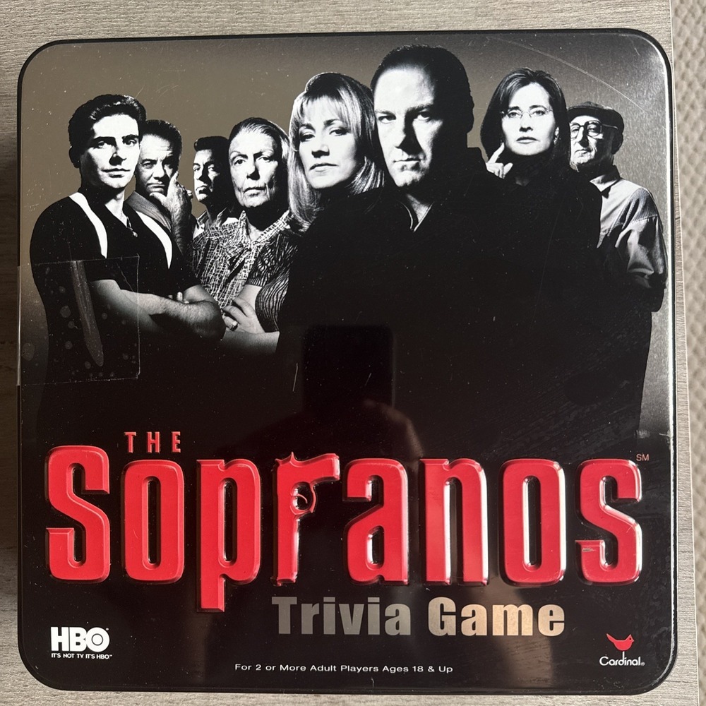 THE SOPRANOS HBO Trivia Game In Collectible Tin Box 🇺🇸 SHIPPED LOOK AT PICTURE